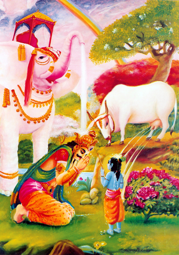 OVERCOMING THE PRIDE OF LORD INDRA