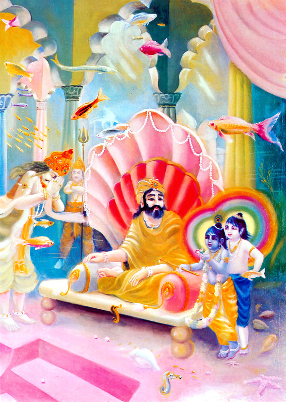NANDA MAHĀRĀJA STOLEN BY VARUṆA
