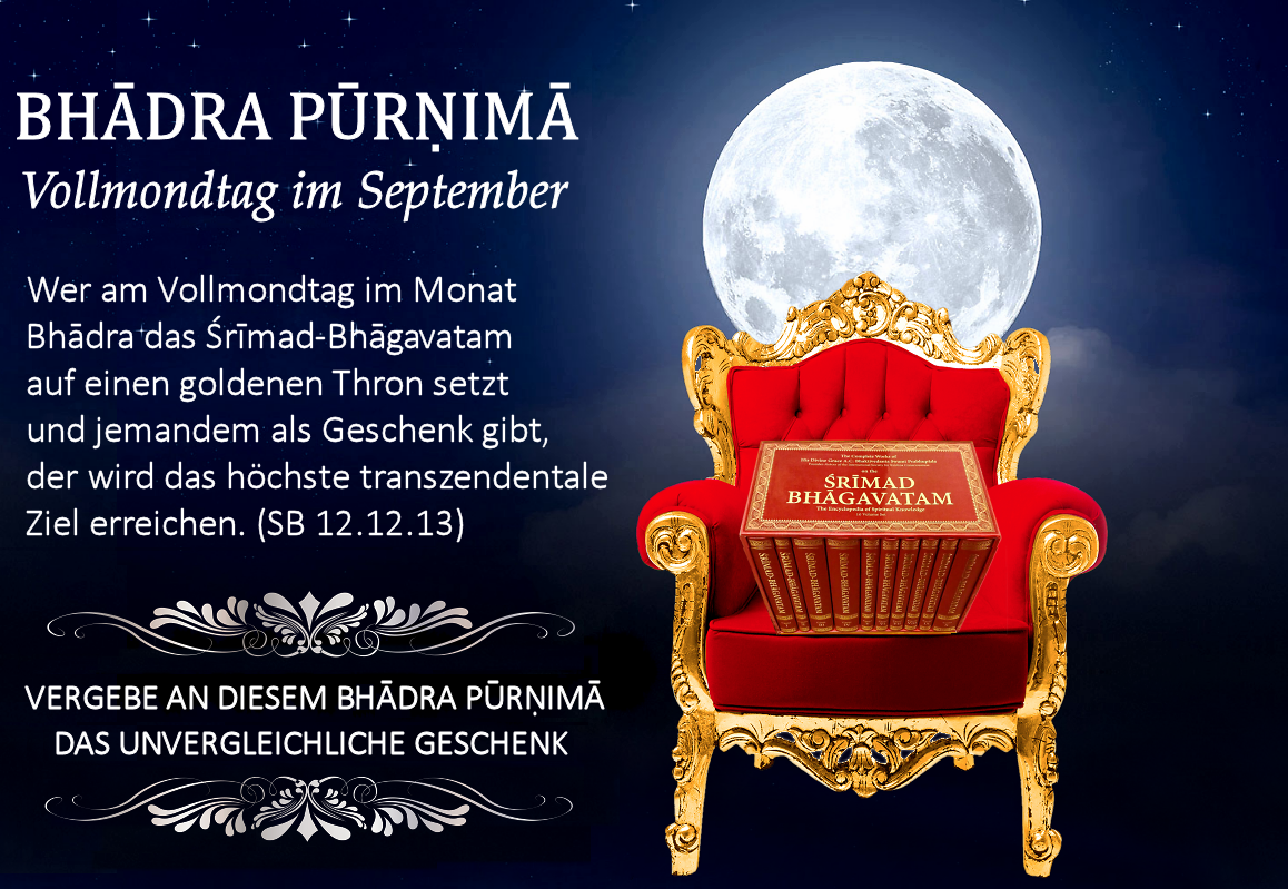 Bādra Pūrṇimā - Der Vollmondtag im September Bādra Pūrṇimā - Der Vollmondtag im September